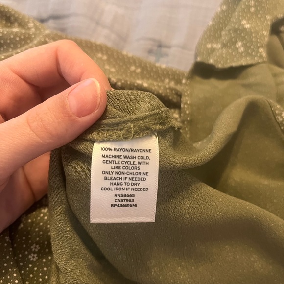 BP. green floral mini dress - Picture 4 of 8